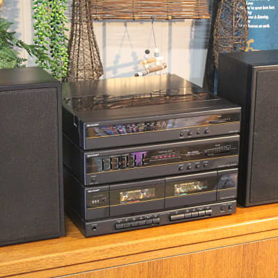 Vintage 1980s Sharp SG-F550 Home Stereo System + Bluetooth See VIDEO image 16