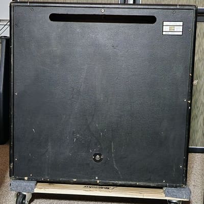 Vintage Super Rare Sound City 69-70 - Black 2x12-4x12 Silver Herringbone grill cabinet image 2