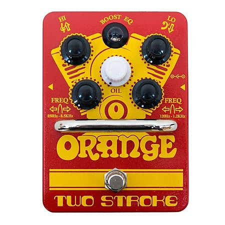Orange TwoStroke Boost and Equalizer Guitar Pedal image 1