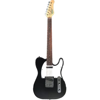 Oscar Schmidt OS-LT-BK Solid Body Single Cut Electric Guitar, Black for sale