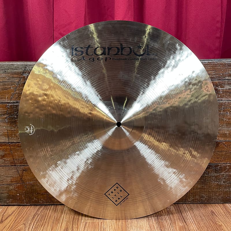 22" Istanbul Agop Traditional Crash Ride Cymbal 2414g *Video Demo* image 1