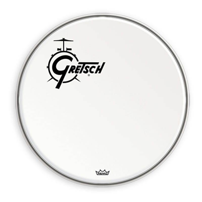 Gretsch GRDHCW18O Gretsch Bass Head, Coated 18in Offset Logo image 1