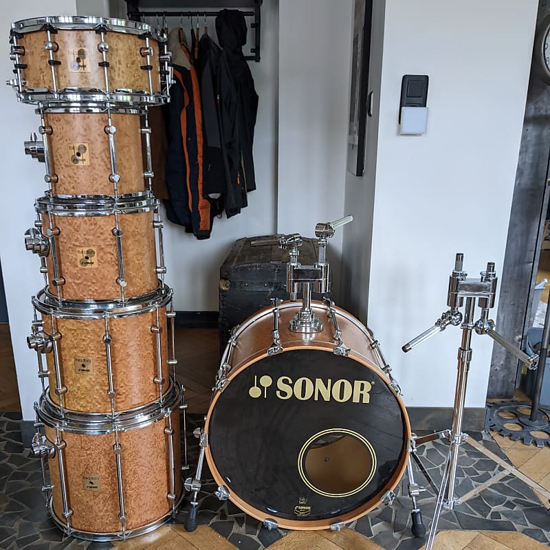 Sonor Force Maple Drumset 10 12 14 16 22 Snare 14 6.5 from 1992 made in Germany