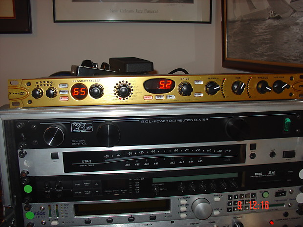 Line 6 DM4 Pro Distortion Modeller 2006 Gold | Reverb