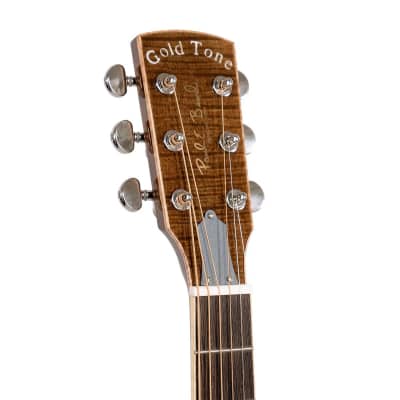 Gold Tone GRE-G Paul Beard Signature Series Metal Body 6-String Resonator Guitar w/Pickup & Gig Bag image 8