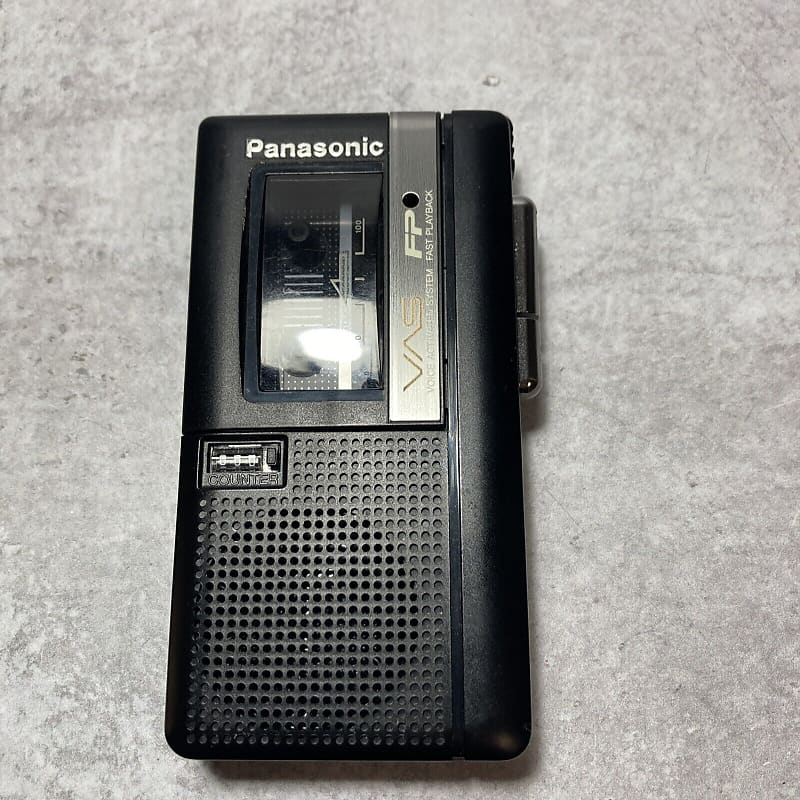 Panasonic RN112 Black Voice Activated System Microcassette Reverb