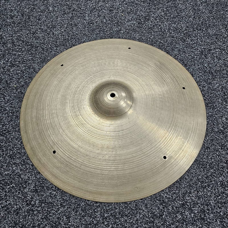 Crash Cymbal 16" Zildjian Avedis Vintage Drilled For Rivets Reverb
