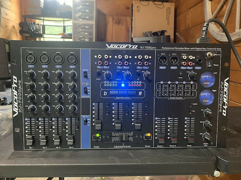 Vocopro KJ7000 Pro Professional Karaoke Mixer w/ Digital Key Reverb