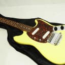 Fender Japan Mustang Yellow Electric Guitar RefNo 4615