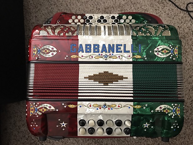 Gabbanelli accordion Two tone EAD/GCF