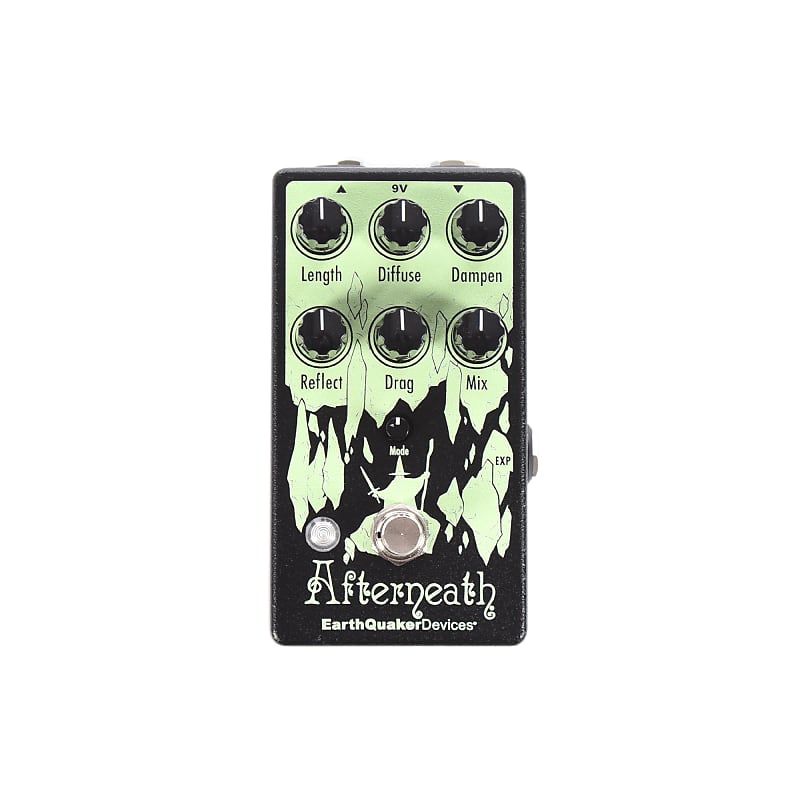 Earthquaker Devices Afterneath V3 Enhanced Otherworldly Reverberation Machine Lime Green (CME Exclusive) image 1