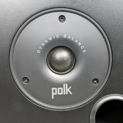 Polk Audio T15 Bookshelf Speaker Pair 5.25" 100 Watt Wall Mountable Black image 5