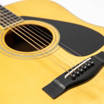 Yamaha FG-301B Orange Label Jumbo Dreadnought Acoustic Guitar w/ Case - Natural image 12
