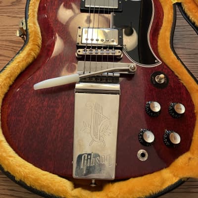 Gibson Custom Shop '64 SG Standard Reissue with Maestro Vibrola 2019 - Present - Cherry Red VOS image 4