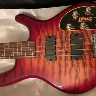 Cort Action Dlx-Plus Quilted Maple Top,  Cherry Red Sunburst, ACTIONDLXPLUSCRS-A-U, Brand New image 3