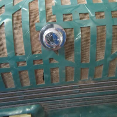 Titano Accordion model 546 - Green/Blue Pearloid image 9