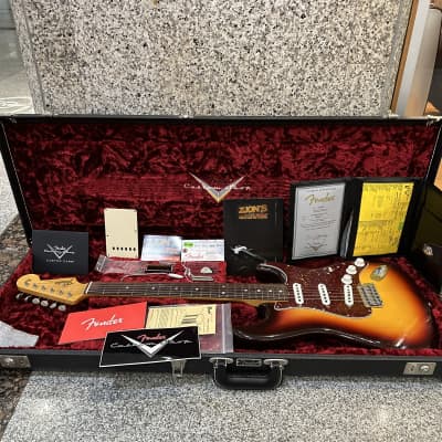 2018 Fender Custom Shop Closet Classic Stratocaster In Choc 3TS Sunburst,Flame Neck for sale