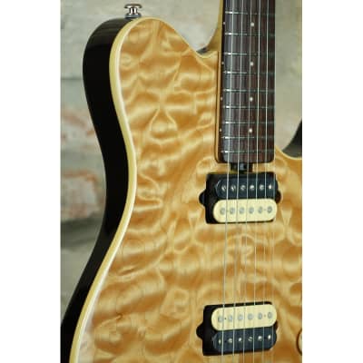 MUSIC MAN Axis Super Sport HH Hardtail - 2006 - 5A Quilt Maple Top in Natural Gloss image 10