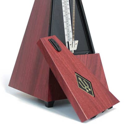 Wittner Analog Metronome Plastic Mahogany Grain without Bell image 4