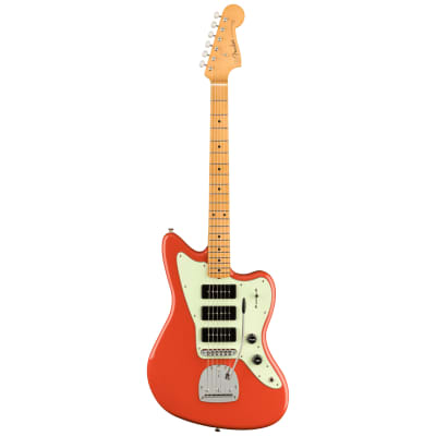 Fender Noventa Jazzmaster, Fiesta Red, Maple fb, w/deluxe gig bag image 6