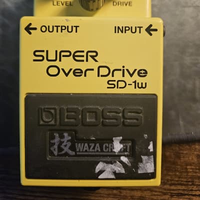 Boss SD-1W Super Overdrive Waza Craft | Reverb