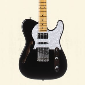 Fender Japan Limited Telecaster Thinline Ssh Electric Guitar - Black Tn-Spl Blk image 11