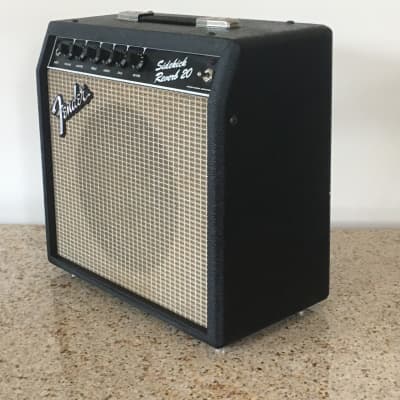 1986 Vintage Fender Sidekick Reverb 20 Blackface Spring