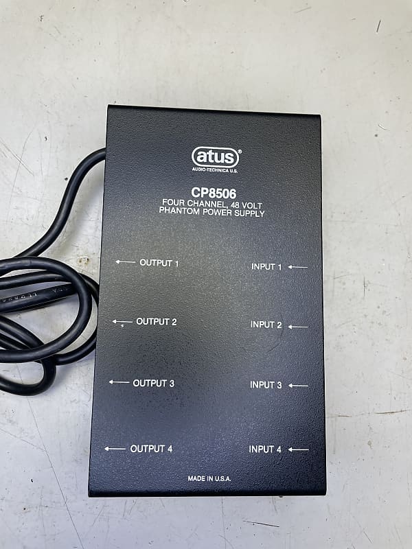ATUS (audiotechnica U.S.) CP8506 4 channel phantom power Reverb