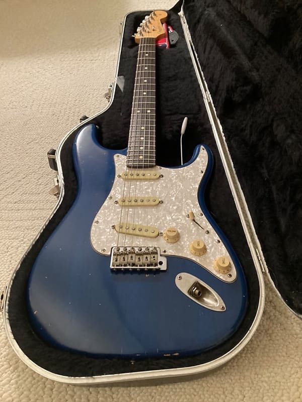 Fender American Highway One Stratocaster Cory Wong Vulfpeck 2002 Sapphire  Blue Transparent