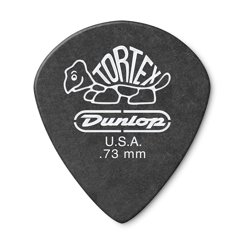 Dunlop Tortex Pitch Black Jazz III 0.73mm, 12 Pack- 482P.73 image 1