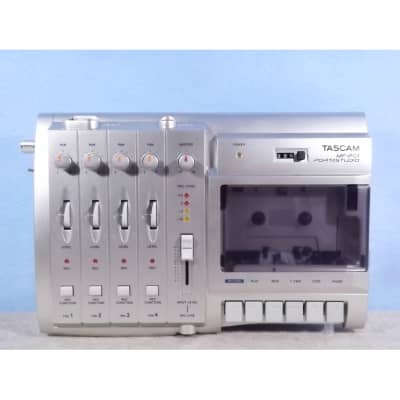 TASCAM PORTASTUDIO MF-P01 カセットMTR TASCAM MF-P01 portastudio 4 tracks Analog Cassette Tape Recorder