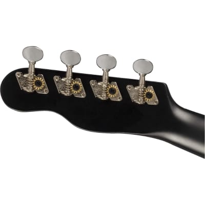 Fender Venice Soprano Ukulele, Black image 6