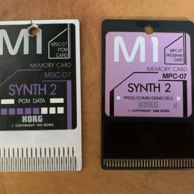 Korg Korg M1 Synth 2 Card MPC-07 MSC-07 1984