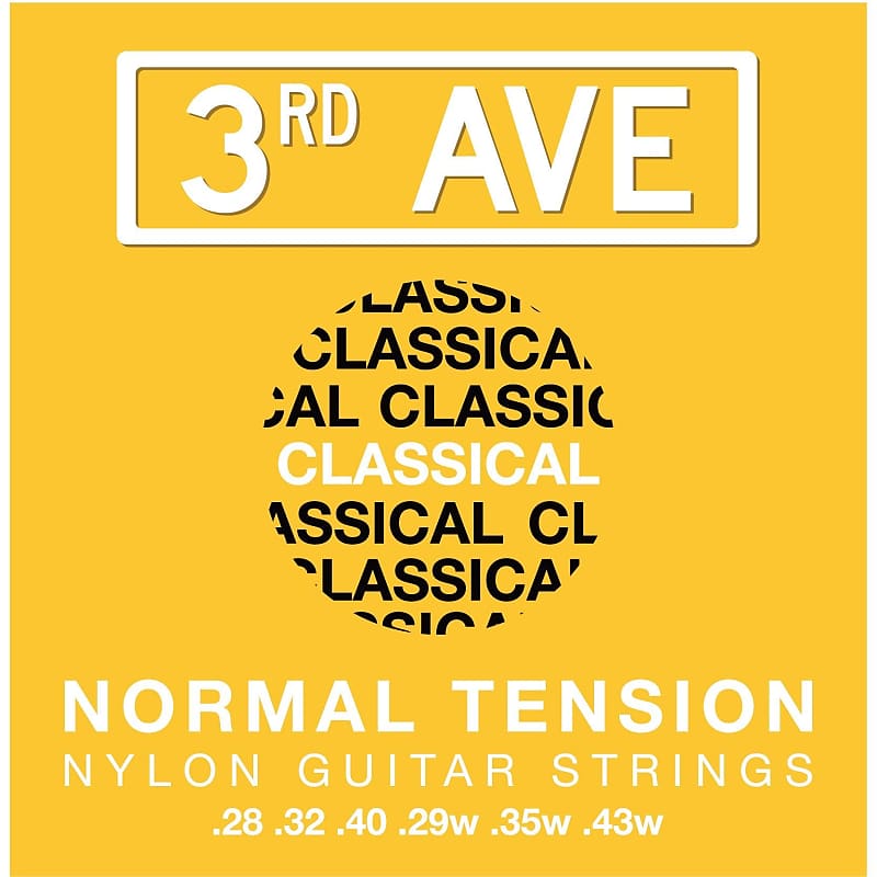 3rd Avenue Classical Guitar Strings Reverb UK