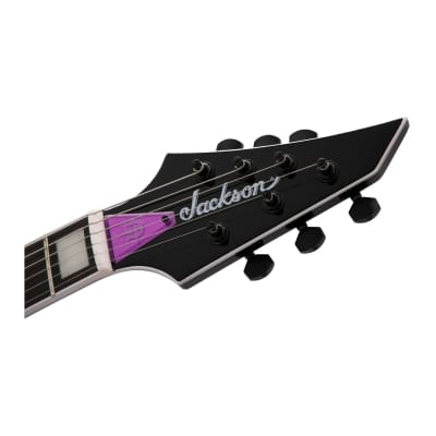Jackson Pro Series Signature Marty Friedman MF-1 6-String, Ebony Fingerboard, Mahogany Body, and Cracked Mirror Top Electric Guitar (Right-Handed, Purple Mirror) image 5