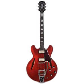 Gibson Memphis ES-355 Bound Diamond Dark Cherry Sparkle
