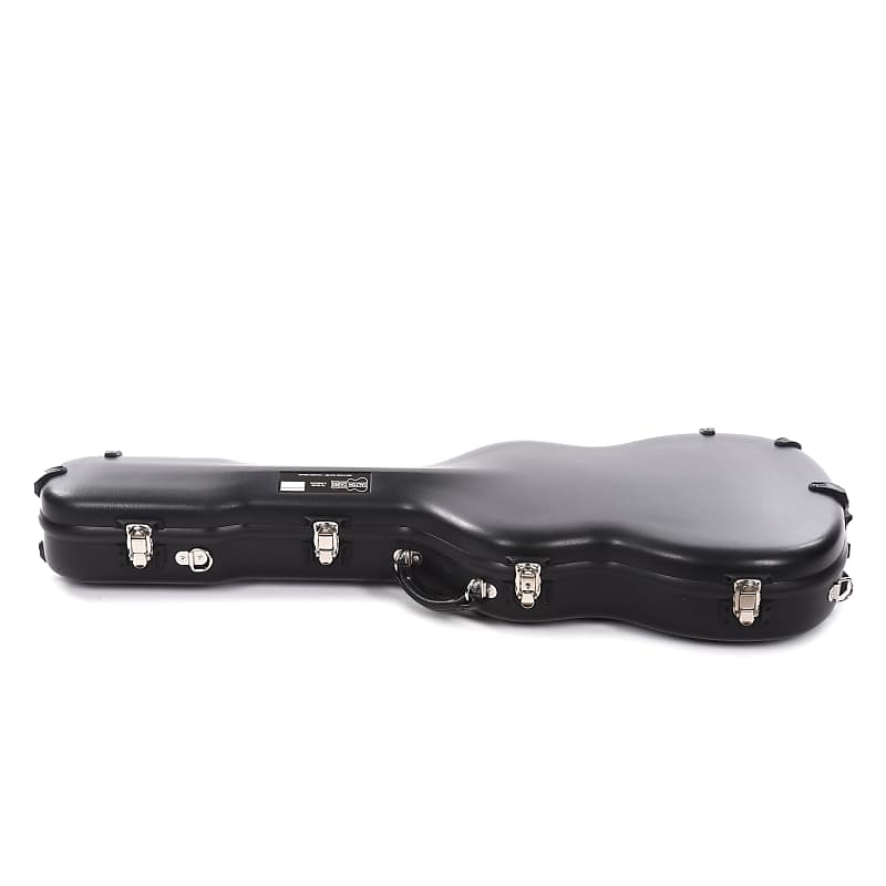 Calton Cases Electric Stratocaster Guitar Case Black w/Red Velvet Interior image 1