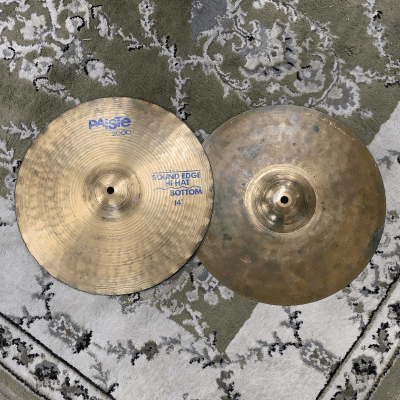 Paiste 14" 2000 Sound Edge Hi-Hat Cymbals (Pair)