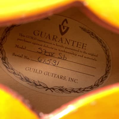 1972 Guild Starfire IV - Sunburst | Vintage USA Semi-Acoustic Guitar | All Original Collector Condition image 17