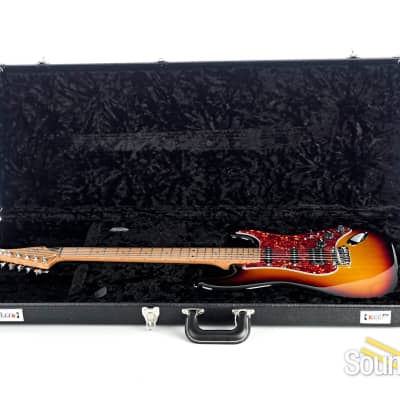 Suhr Classic S Paulownia Trans 3 Tone Burst Guitar #66833 image 7