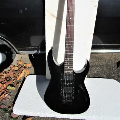 Ibanez RG 470 Guitar, 1997, Korea,  Black, 3 PU's,  Licensed Floyd Rose, Fast Sleek Neck, Gig Bag for sale