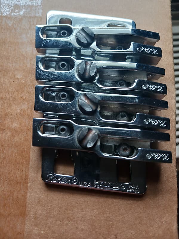 Kahler 2440 Series Professional Fixed Bass Bridge System Reverb