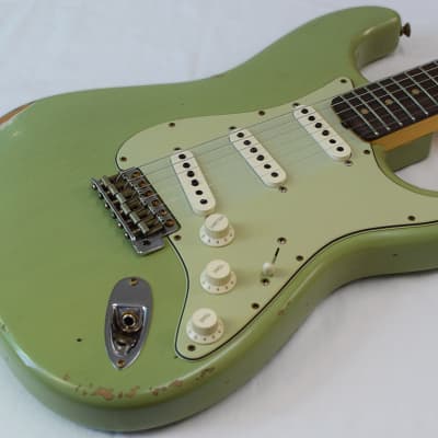Fender Stratocaster 60 Relic FA-Sweet Pea Green image 9