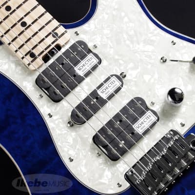 SCHECTER SD-2-24-AL-VTR (See-Thru Blue/Maple) -Made in Japan- | Reverb