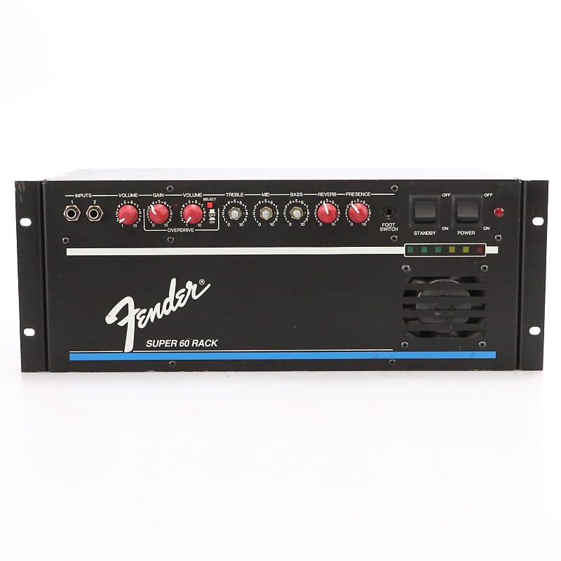 Fender Super 60 Rack Tube Guitar Amplifier Head 48396 Reverb