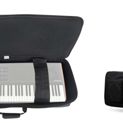Rockville 61 Key Padded Durable Keyboard Gig Bag Case For ACCESS VIRUS TI 61
