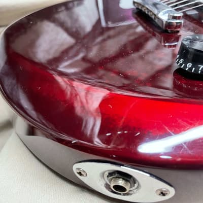 ESP LTD Eclipse Bolt-On Neck Singlecut Guitar - locking tuners missing backs! Red image 8