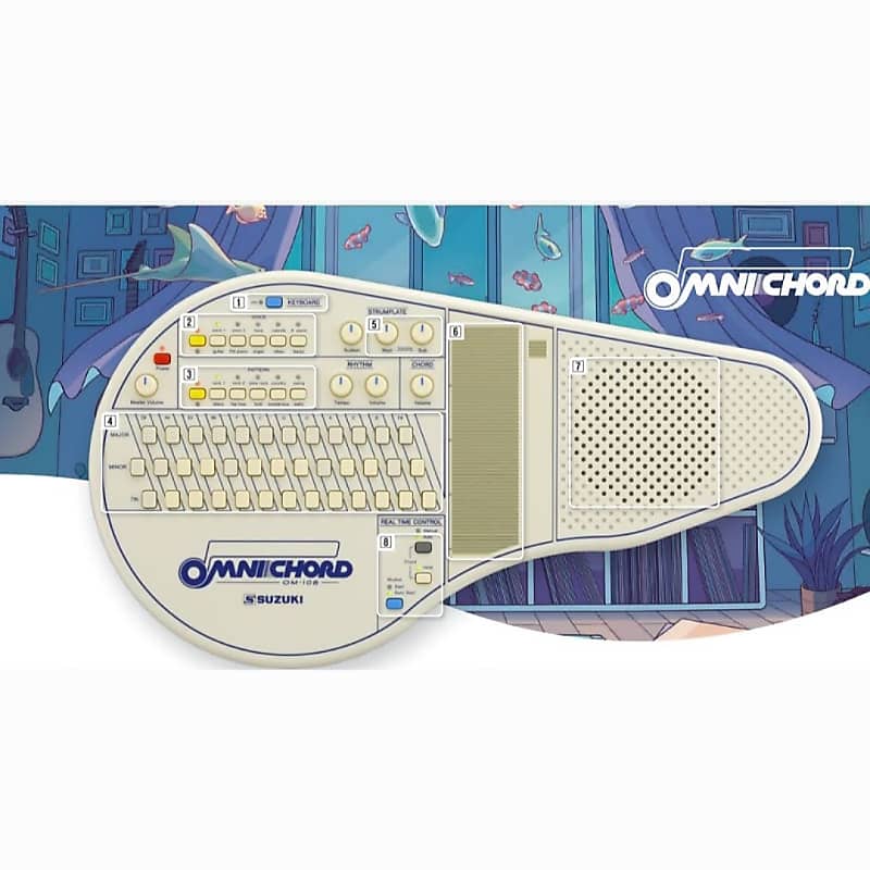 Suzuki OM-108 | Omnichord Reissue. New with Full Warranty