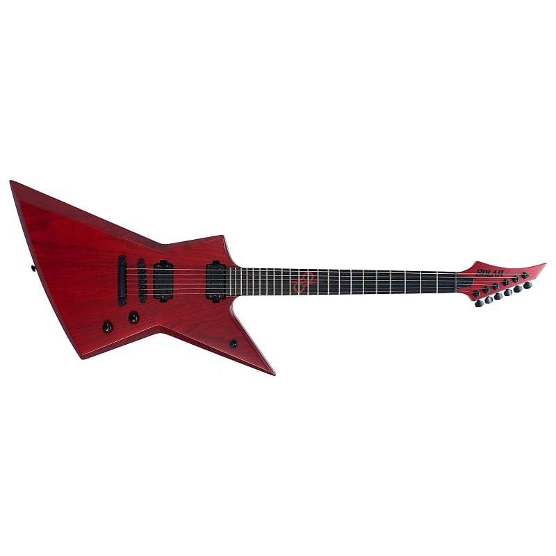 Solar E2.6TBR SK Trans Blood Red Matte Electric Guitar Reverb UK