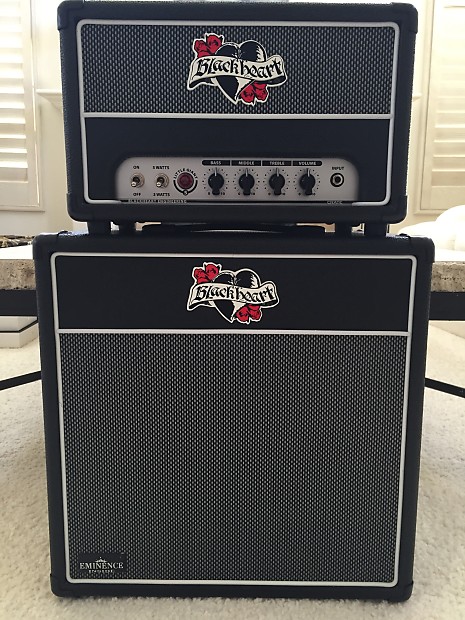 Blackheart Little Giant 5 Guitar Amplifier Head And BH112 Speaker Cabinet Half-Stack image 1